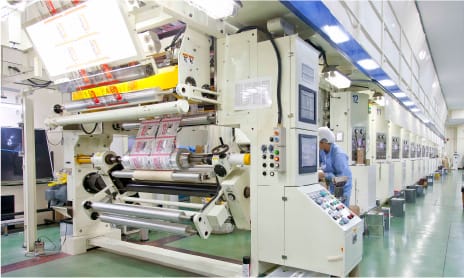 9 colors rotogravure printing machine (Partner factory)